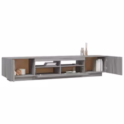 vidaXL TV Cabinet with LED Lights TV Stand Media Unit Furniture Multi Colours - Grey sonoma - Additional view 7