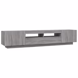 vidaXL TV Cabinet with LED Lights TV Stand Media Unit Furniture Multi Colours - Grey sonoma - Additional view 8
