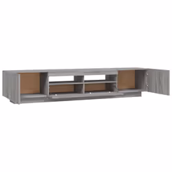 vidaXL TV Cabinet with LED Lights TV Stand Media Unit Furniture Multi Colours - Grey sonoma - Additional view 9