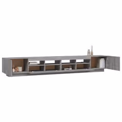 vidaXL TV Cabinet with LED Lights TV Stand Media Unit Furniture Multi Colours - Grey sonoma - Additional view 7