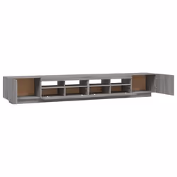 vidaXL TV Cabinet with LED Lights TV Stand Media Unit Furniture Multi Colours - Grey sonoma - Additional view 9