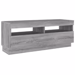 vidaXL TV Cabinet with LED Lights TV Stand Unit Stereo Cabinet Multi Colours - Grey sonoma - Additional view 10