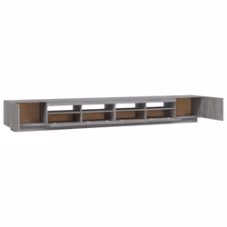 vidaXL TV Cabinet with LED Lights TV Stand Unit Stereo Cabinet Multi Colours - Grey sonoma - Additional view 9