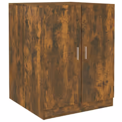 vidaXL Washing Machine Cabinet Smoked Oak Engineered Wood Bathroom Cupboard - Additional view 8
