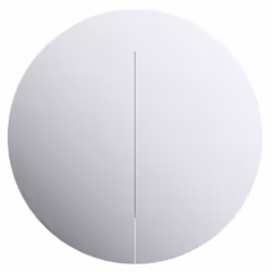 vidaXL Bathroom Cabinet with Round Mirror and LED Cabinet Storage Cupboard - White, 60 cm - Additional view 5