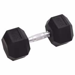 vidaXL Dumbbell Cast Iron Hex Dumbbell Free Weight Plate Fitness Multi Models - 1x 17.5 kg