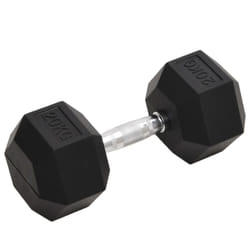 vidaXL Dumbbell Cast Iron Hex Dumbbell Free Weight Plate Fitness Multi Models - 1x 20 kg
