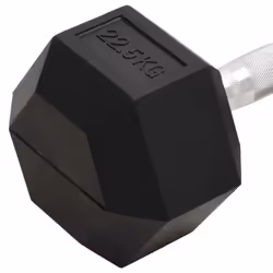 vidaXL Dumbbell Cast Iron Hex Dumbbell Free Weight Plate Fitness Multi Models - 1x 22.5 kg - Additional view 4