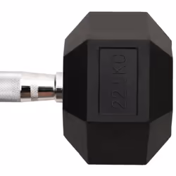 vidaXL Dumbbell Cast Iron Hex Dumbbell Free Weight Plate Fitness Multi Models - 1x 22.5 kg - Additional view 5