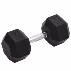 vidaXL Dumbbell Cast Iron Hex Dumbbell Free Weight Plate Fitness Multi Models - 1x 25 kg