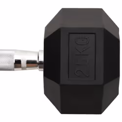 vidaXL Dumbbell Cast Iron Hex Dumbbell Free Weight Plate Fitness Multi Models - 1x 25 kg - Additional view 5