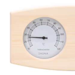vidaXL Solid Wood Pine 2 in 1 Sauna Hygrothermograph&Sand Timer Set Hourglass - Additional view 5
