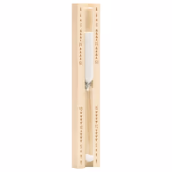 vidaXL Solid Wood Pine 2 in 1 Sauna Hygrothermograph&Sand Timer Set Hourglass - Additional view 6