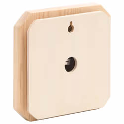 vidaXL Solid Wood Pine 2 in 1 Sauna Hygrothermograph&Sand Timer Set Hourglass