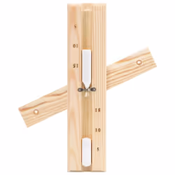 vidaXL Solid Wood Pine 2 in 1 Sauna Hygrothermograph&Sand Timer Set Hourglass - Additional view 9