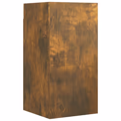vidaXL TV Cabinet Set Engineered Wood Multi Colours 100x30x30 cm/60x30x30 cm - smoked oak - Additional view 5