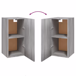 vidaXL TV Cabinet Set Engineered Wood Multi Colours 100x30x30 cm/60x30x30 cm - grey sonoma - Additional view 6