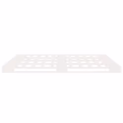 ) vidaXL Bed Frame Bedstead Wooden Bed Base Mattress Foundation Solid Wood Pine - White, 140 x 200 cm (W x L - Additional view 7