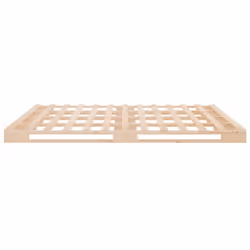 ) vidaXL Bed Frame Bedstead Wooden Bed Base Mattress Foundation Solid Wood Pine - Brown, 160 x 200 cm (W x L - Additional view 7