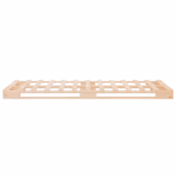 ) vidaXL Bed Frame Bedstead Wooden Bed Base Mattress Foundation Solid Wood Pine - Brown, 75 x 190 cm (W x L - Additional view 7