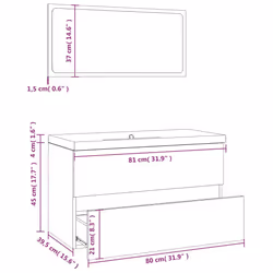 VidaXL 3120351 bathroom furniture set - Additional view 7