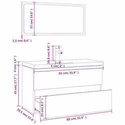 VidaXL 3120352 bathroom furniture set - Additional view 7