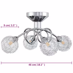 VidaXL 337906 ceiling lighting G9 160 W F - Additional view 6