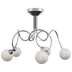 VidaXL 337907, 5 bulb(s), G9, Chrome, Transparent
