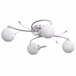 VidaXL 337908, 4 bulb(s), G9, Iron, White