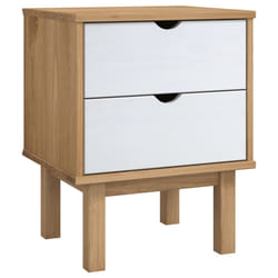 VidaXL 348578 nightstand/bedside table Brown, White