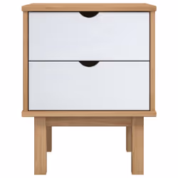 VidaXL 348578 nightstand/bedside table Brown, White