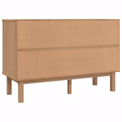 vidaXL Drawer Cabinet Cupboard Storage Sideboard Chest OTTA Solid Wood Pine - Brown - Additional view 5