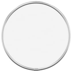 vidaXL Wall Mirror Round Bathroom Vanity Make up Mirror Multi Colours/Sizes - silver, 20 cm