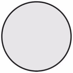 vidaXL Wall Mirror Round Bathroom Vanity Make up Mirror Multi Colours/Sizes - black, 40 cm