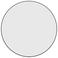 vidaXL Wall Mirror Round Bathroom Vanity Make up Mirror Multi Colours/Sizes - black, 60 cm