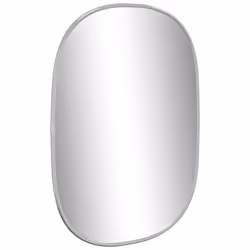 vidaXL Wall Mirror Silver 90x40 cm Bathroom Vanity Mirror Multi Colours/Sizes - silver, 50 x 35 cm - Additional view 2