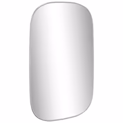 vidaXL Wall Mirror Silver 90x40 cm Bathroom Vanity Mirror Multi Colours/Sizes - silver, 80 x 50 cm - Additional view 2
