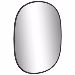 vidaXL Wall Mirror Silver 90x40 cm Bathroom Vanity Mirror Multi Colours/Sizes - black, 40 x 30 cm - Additional view 2