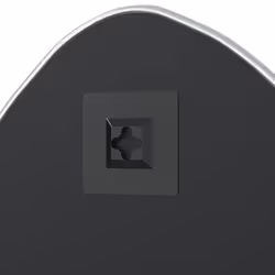 vidaXL Wall Mirror Bathroom Vanity Make up Mirror Multi Colours 50x40/60x50 cm - silver, 50 x 40 cm - Additional view 4
