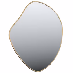 vidaXL Wall Mirror Bathroom Vanity Make up Mirror Multi Colours 50x40/60x50 cm - gold, 50 x 40 cm - Additional view 2