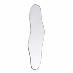 vidaXL Wall Mirror Gold 90x40 cm Bathroom Hall Vanity Make up Cosmetic Mirror - silver, 100 x 45 cm