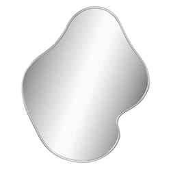 vidaXL Wall Mirror Bathroom Vanity Make up Mirror Multi Colours 50x40/60x50 cm - silver, 50 x 40 cm