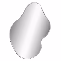 vidaXL Wall Mirror Bathroom Vanity Make up Mirror Multi Colours 50x40/60x50 cm - silver, 50 x 40 cm