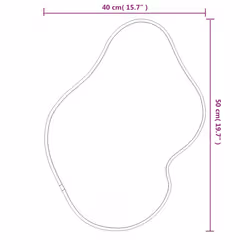 VidaXL 348271 wall mirror Gold - Additional view 6