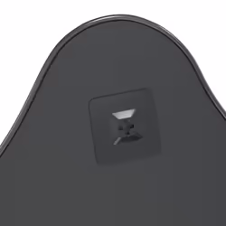 vidaXL Wall Mirror Bathroom Vanity Make up Mirror Multi Colours 50x40/60x50 cm - black, 60 x 50 cm - Additional view 4