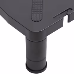 vidaXL Monitor Stand Black Screen Riser Desktop Laptop Stand Display Shelf - Additional view 5
