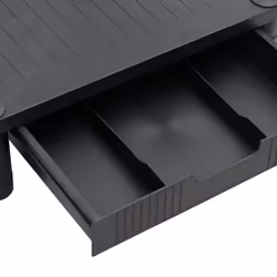 vidaXL Monitor Stand Black Screen Riser Desktop Laptop Stand Display Shelf - Additional view 6
