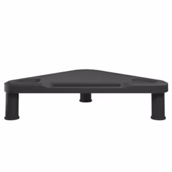 vidaXL Corner Monitor Stand Black Screen Riser Desk Stand Monitor Desk Mount