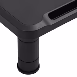 vidaXL Monitor Stand Black Screen Riser Desktop Laptop Stand Display Shelf - Additional view 4