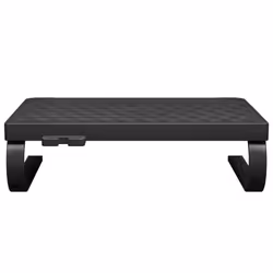 vidaXL Monitor Stand Black Screen Riser Desktop Laptop Stand Display Shelf